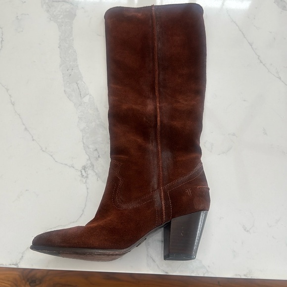 Frye Shoes - FRYE Renee Seam Tall western oiled knee boot, size 9